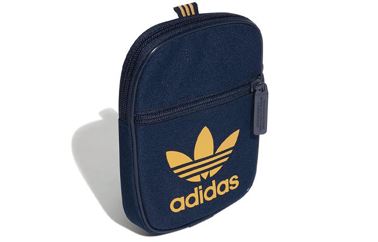 adidas Originals Trefoil Fabric Shoulder Bag, Crossbody Bag Regular Unisex Navy Blue DV2408