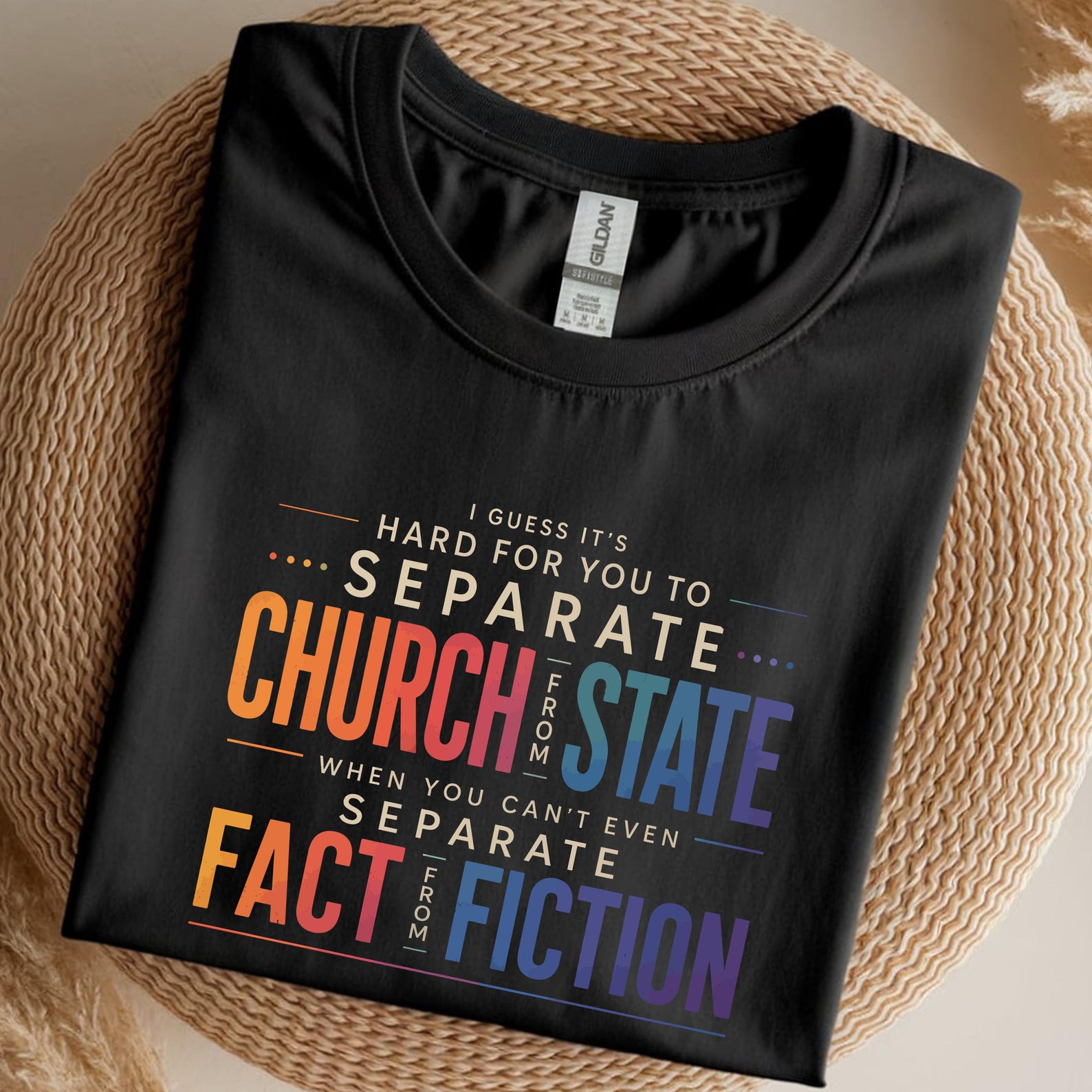 Separation of Church and State Shirt, Funny Political Tee, Liberal Gifts L
