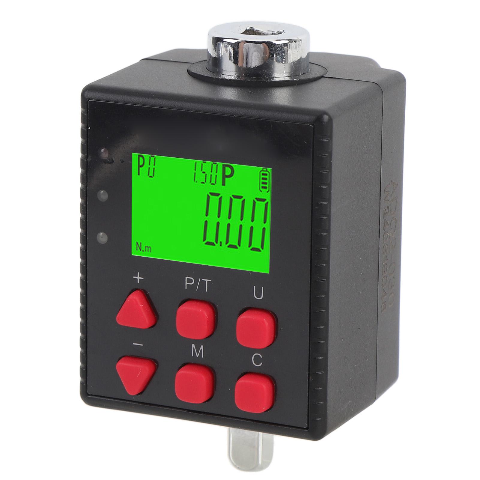 

Цифровой торсионный адаптер 1/4 дюйма квадратный привод 0,3 30 Н.м Цифровой дисплей Торсиометр со звуковой и световой индикацией