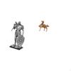 Nordic Abstract Figurine Resin Art Sculpture Vintage Crafts Ornament for Desk Cabinet Office Table