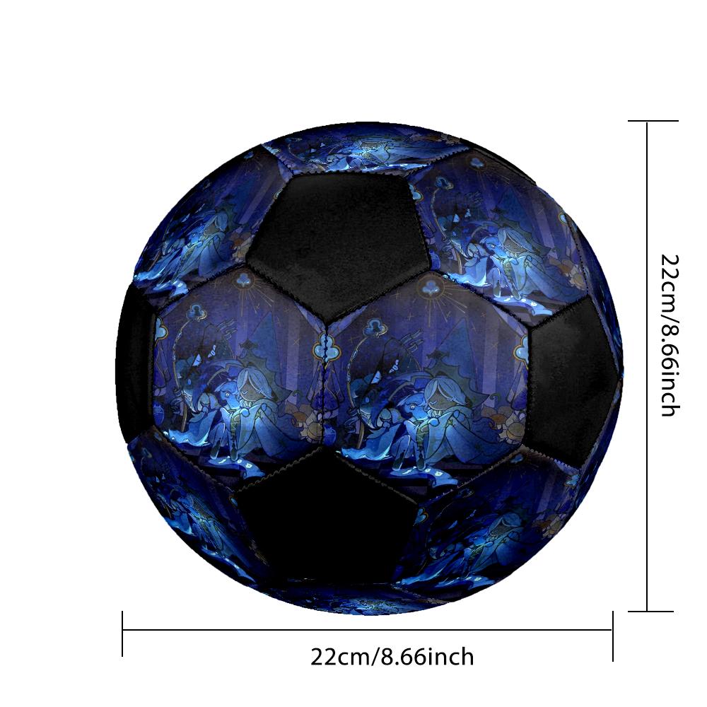 Shadow Milk Cookie Indoor Soccer Ball Colorful Machine Stitched PVC Size 5 Team Training Competition Ready Durable High-Bounce Cool Sports Gift