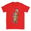 Lucky Luke Dalton Brothers T Shirt for Men 100 Cotton Leisure TShirt Crewneck  Tee Shirt Short Sleeve Clothing Graphic Printed