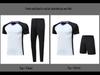 Unisex Basketball Referee Uniform: Short-Sleeved Top & Long Pants, Breathable Sports Attire