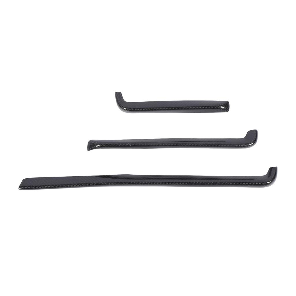 3 Pcs Dashboard Strip Cover Trim Carbon Fiber Decorative for C8 Z51 Z06 ZR1 Coupe Convertible 2020 To 2024 Carbon Fiber