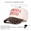 Men Letter Embroidered Patchwork Baseball Cap Five-sided Hat Outdoor Adjustable Sunscreen Leisure Hat Spring Autumn Travel Tourism Beach Vacation