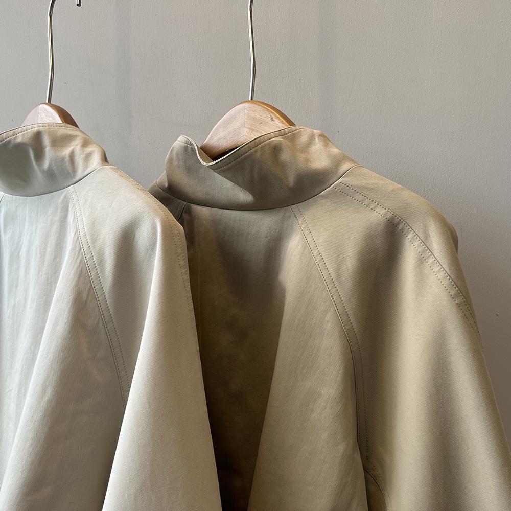 Yan Shuang Women's Korean Style Mid-Length Trench Coat - Autumn British Niche Loose Cape (3165)