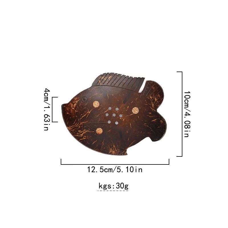

Handcrafted Coconut Shell Soap Dish