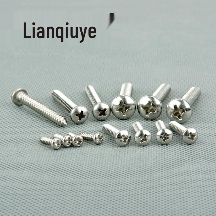 M3-M6 201 Stainless Steel Phillips Pan Head Wood Thread Self-Tapping Screw