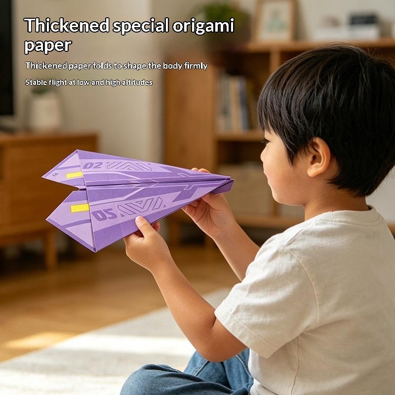 Remote Control Paper Airplane Kit With Gyro Stabilizer Diy Electric Rc Plane Power Module Paper Aircraft Transmitter Component