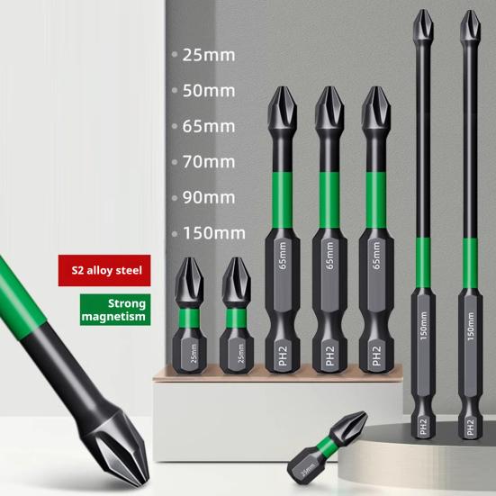 3/4/5/6 szt. Zestaw wierteł Chwyt sześciokątny Silne magnetyczne Końcówki wkrętakowe udarowe Wysoka trwałość Odporne na rdzę Szeroko stosowane Wiertła