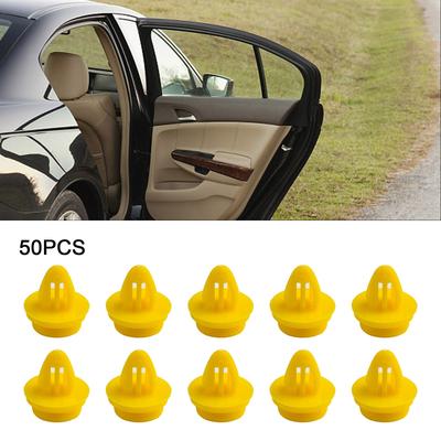 50 Stück Gelbe Kunststoffnieten Auto Türverkleidung Panel Clips Befestigungen für S80