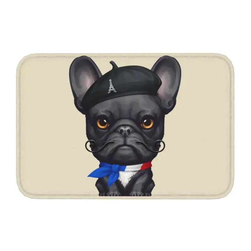 Pug Colorful Pugs Art Dog Pet Lover Floor Door Bathroom Kitchen Mat Anti-Slip Indoor Cute Pet Doormat Toilet Entrance Carpet Rug