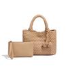 Fashion Woven Handbag Women's New Soft Leather Bag Small Shoulder Messenger Bag Fashion Versatile Hand Carry Small Tote Bag