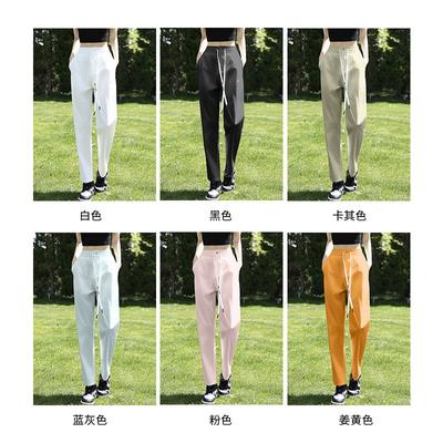 Outdoor Quick-drying Pants Women's Pants Summer Nine-point Breathable Hiking Ice Pants Elastic and Light Straight Casual Mountaineering Pants