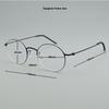 Round Glasses Frame Men Women Korea Eyeglass Frames 5504 Titanium Brand Eyewear Retro Ultralight Eyeglasses Business Spectacles