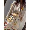 Printed Long Sleeve Shirt Shorts Set Print Long Sleeves Shirt Shorts Suit