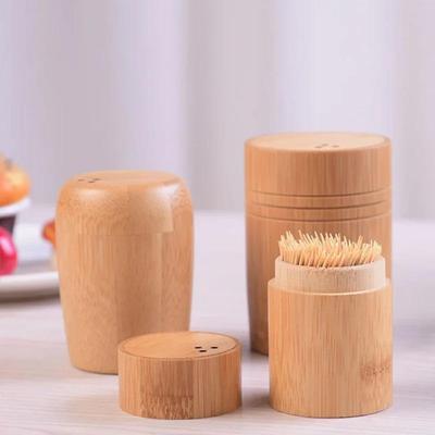 1 dispensador de palillos de dientes para el hogar, soporte vintage para palillos de bambú, caja para palillos, herramientas de cocina