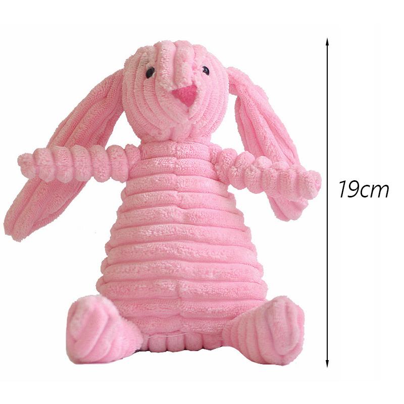Corduroy Squeaky Dog Chew Toys for Small Medium Dogs Bite Resistant Puppy Toy Squeaker Dog Toys Pets Products Mascotas Supplies