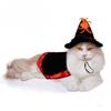 New Halloween Cape Hat Set Funny Cat Dog Costume Pet Accessories