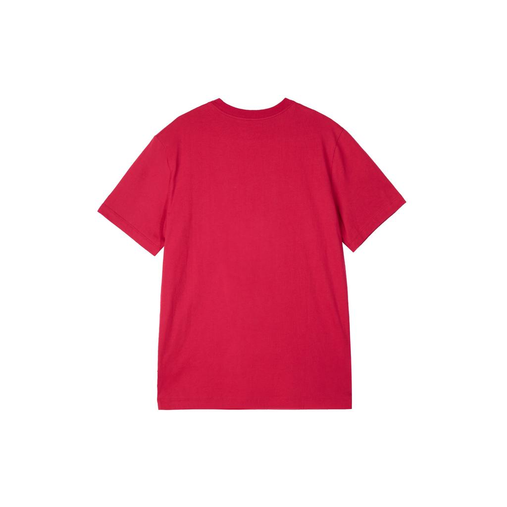 Jordan Flight MVP Allover Print Logo Casual Short Sleeve T-Shirt Men Tops Dark-Red FB7366-619