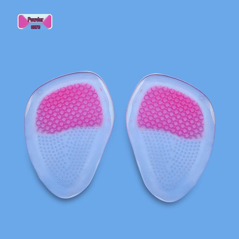 Transparent Gel Forefoot Pads for Women's High Heels - Anti-Slip, Anti-Wear, Invisible PU Massage