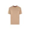 Ss23 Solid Color Casual Pullover Short Sleeve T-Shirt Men Tops Light-Brown AM00103KJ0008-P220