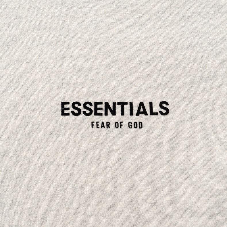 FOG ESSENTIALS Saison 8 Beflocktes Rundhals-Sweatshirt für Herren, lockere Passform