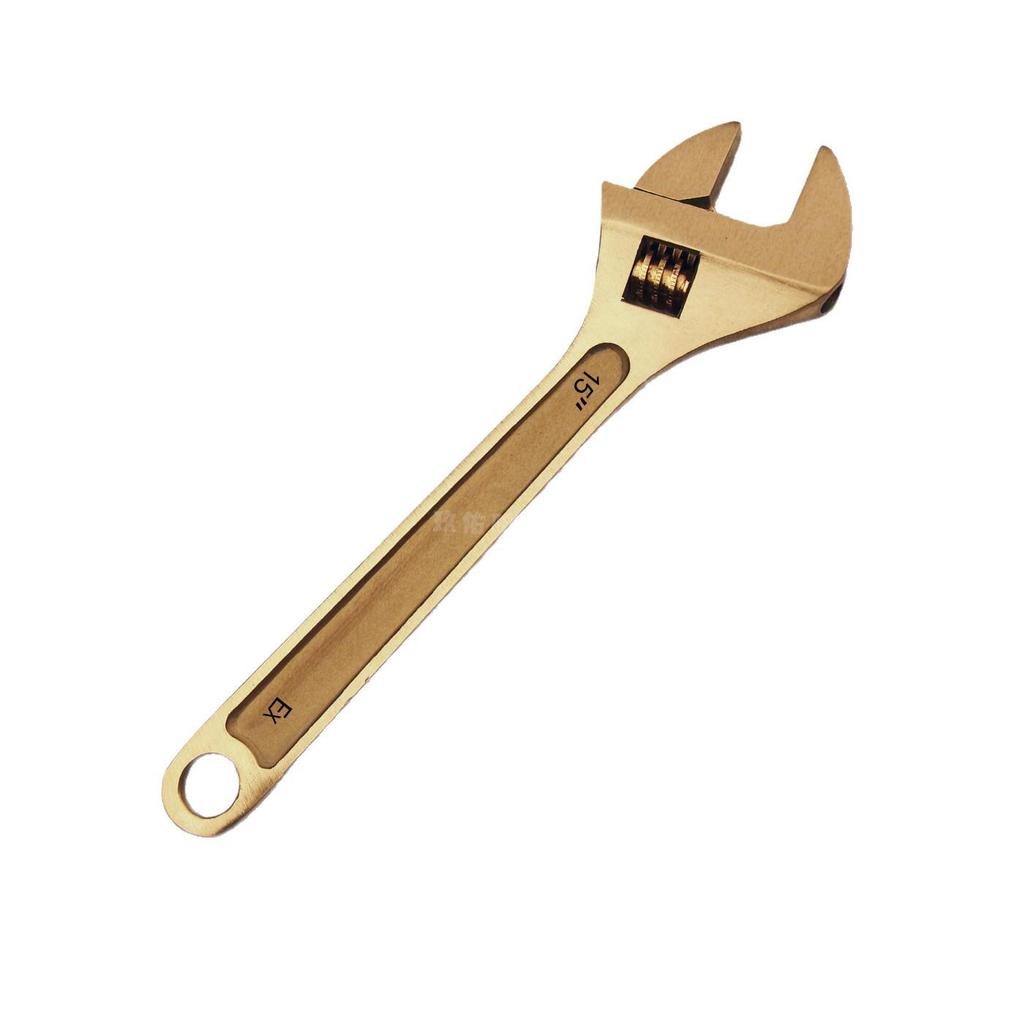 Explosion-Proof Copper Alloy Adjustable Wrench - 8", 10", 12" Sizes Available