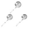 Stainless Steel Deep Skimmer with Long Handle Heavy-Duty Slotted Spoon for Dumplings Noodles Frying Rust-Proof Dishwasher Safe Essential Kitchen Tool
