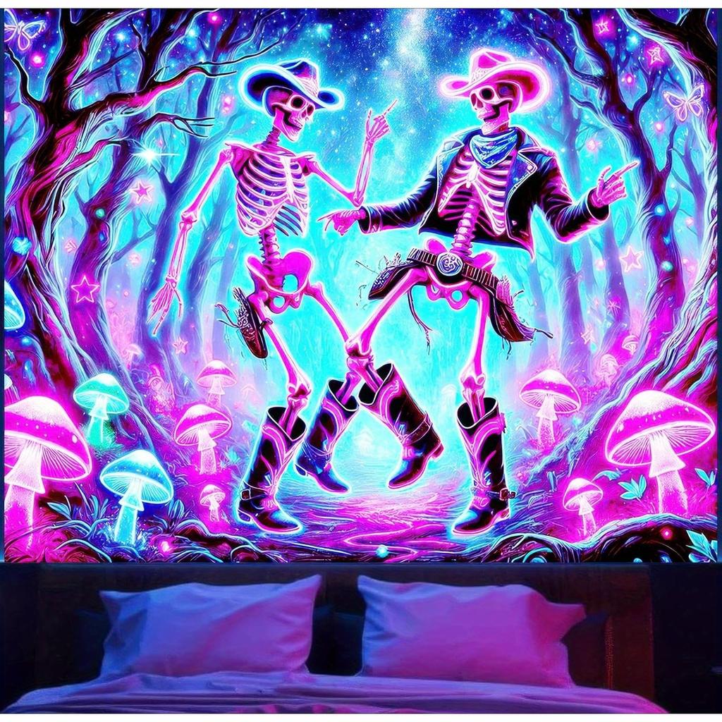 Psychedelic Dance Tapestry Unique Artistic Design for Home Decor Adds Vibrancy and Mystery and Charm to Any Room
