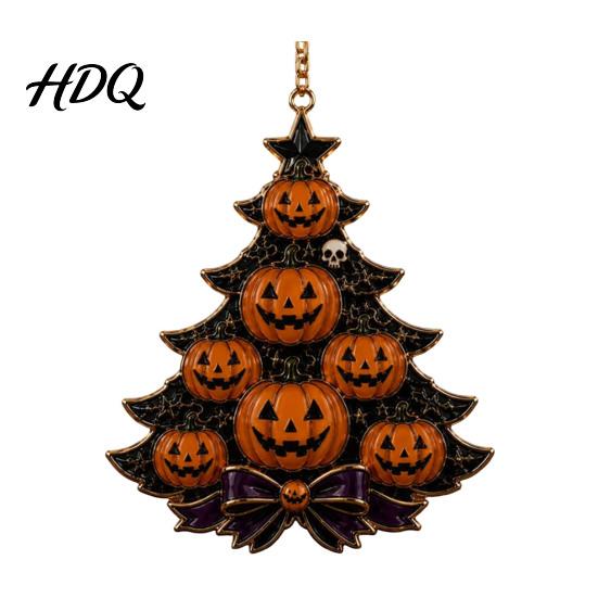 Durable Acrylic Event Decorations Halloween Tree Hanging Ornament Pumpkin Ghost Skull Seasonal Decor Spooky Pendant for Party Home Festive