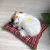 Simulation Mini Cat High Simulation Breathable Birthday Gifts Cloth Pad Plush Cats for Kids