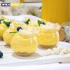 50/100PCS Round Dessert Cups Honey Pot Shape Jelly Tiramisu Yogurt Baking Appetizer Birthday Wedding Ice Cream Candy Snacks