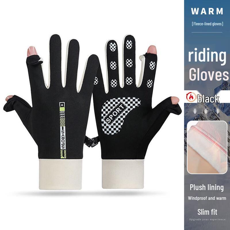 Flip-Top Winter Cycling Gloves