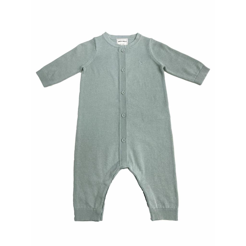 Jack Wills Baby Cotton Long-Sleeved Sleepsuit