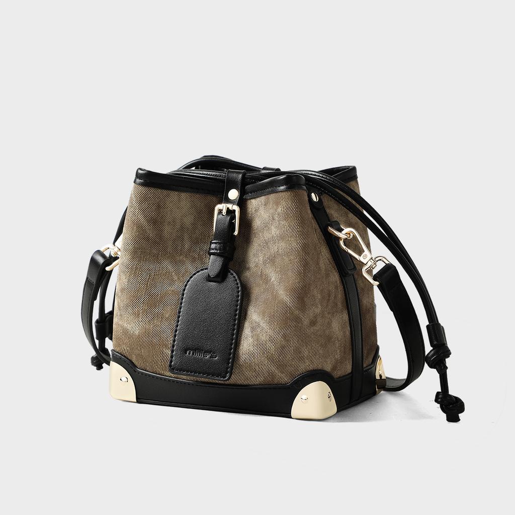 Bags for Women In Spring and Summer New Style Oil Painting Exhibition Hall Bucket Bag High-end Style One-shoulder Crossbody Bag