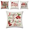 Vibrant Multicolor Christmas Cushion Cover Perfect For Holiday Home Decor