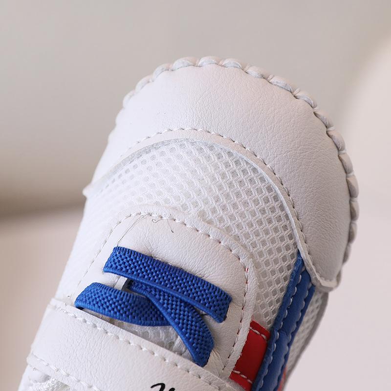 Spring and Autumn New 0-1 Years Old 2 Boys and Girls Baby Toddler Shoes Soft Sole Hollow Mesh Shoes Beginner