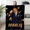 Fleece Blanket Sofa Winter Warm C-Cristiano Ronaldo Knee Bed Camping Flannel Fluffy Soft Blankets King Size Microfiber Bedding