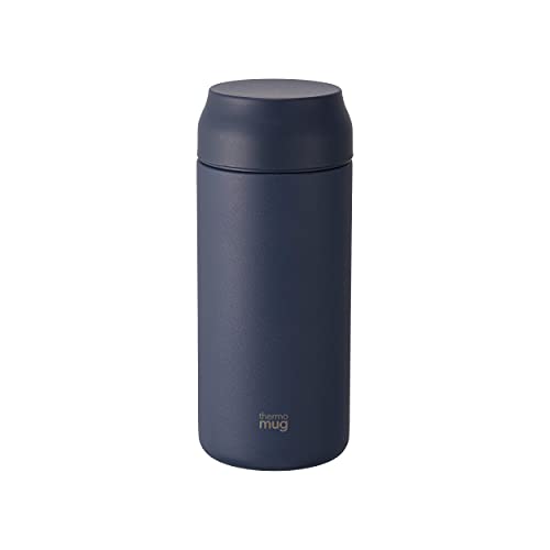 THERMO MUG ALLDAY Stainless Steel Thermo Mug, 360ml, Navy, Double-walled Vacuum-Resistant, AL21-36A