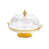 Elevated Dessert & Cake Serving Plate with Dome Lid