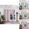 Stylish Blackout And Tulle Drapes With Hollowed Out Star Design For Living Room Decor