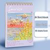 MOKA A4 Spiral Bound Oil Painting & Sketchbook for Kids - Thickened Doodling & Drawing Notebook