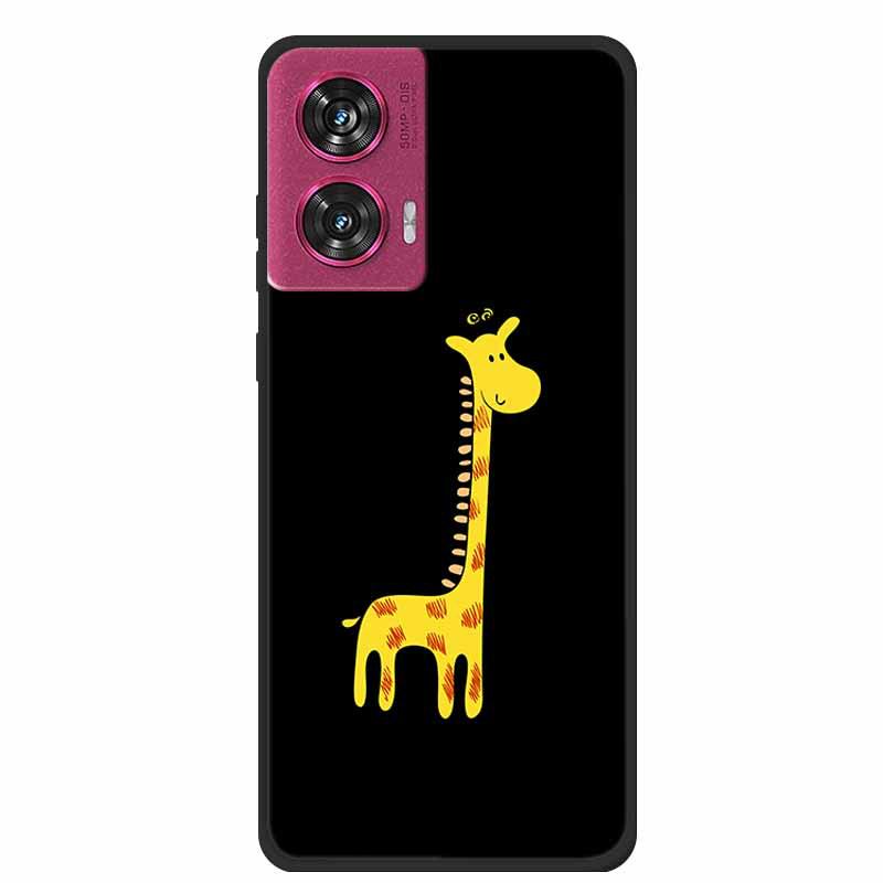 MOTO EDGE 50 Fusion Simple Letter TPU Soft Case: Personalized Color Design