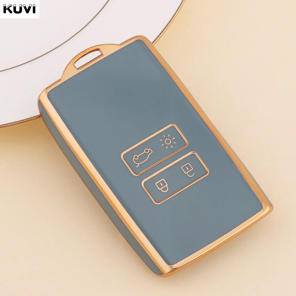 TPU Car Key Cover Case Fob for Renault Captur Megane Talisman Espace Clio Zoe Koleos Scenic 4 Arkana Dacia Sandero Card
