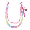 Candy Color Heart Pendant Belt Chain For Men And Women Fashion Accessories