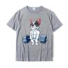 French Bulldog Weightlifting Funny Deadlift Men Fitness Gym T-Shirt TShirt Latest Cute Cotton Fabric Boy Tee Shirt Casual - M...