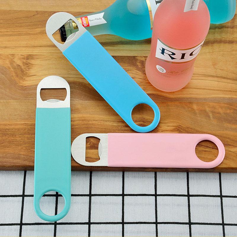 3 Pack Heavy Duty Stainless Steel Flat Bottle Opener Creative Solid And Durable Beer Soda Lid Openers