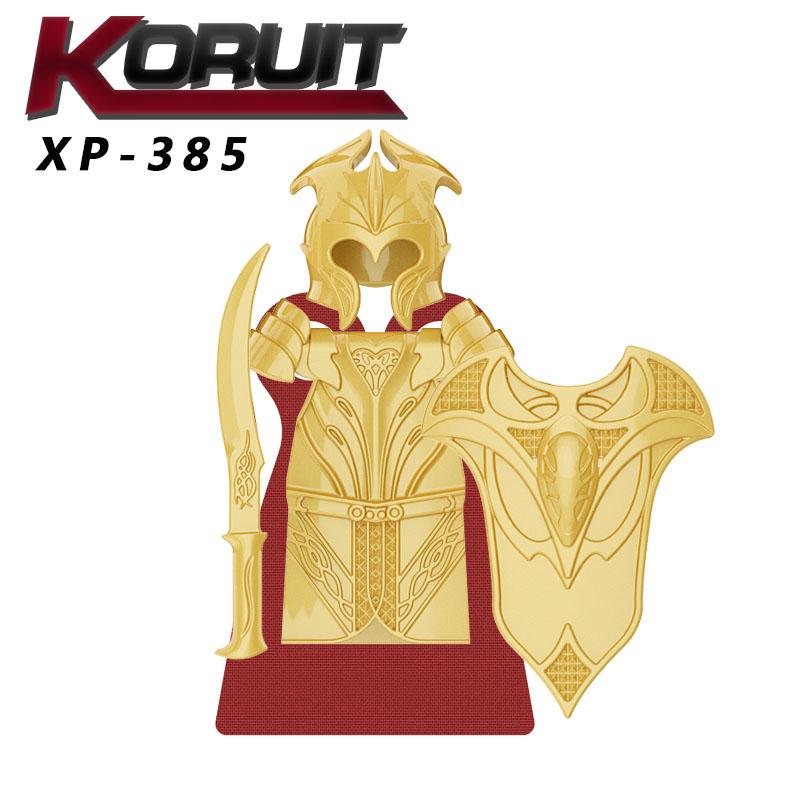 1 STÜCKE Soldat Orks Armee Figuren Rüstung Schutz Krieger Bogenschütze Mittelalterlichen Ritter Bausteine Ziegel Spielzeug für Kinder Geschenke