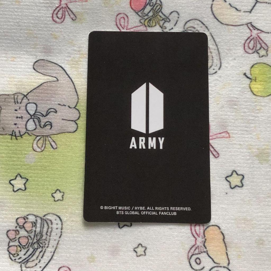 [USED] BTS FRIENDS JPFC Purchase Bonus Lottery V Taehyung Trading Card